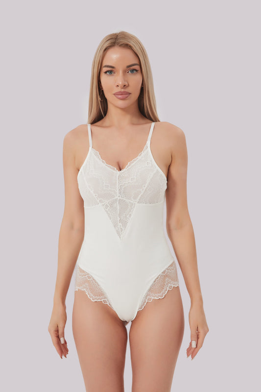 MissKlara LaceSilk - Shapewear Bodysuit aus Spitze